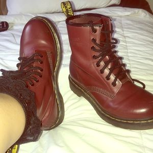 Cherry Red Dr. Martens